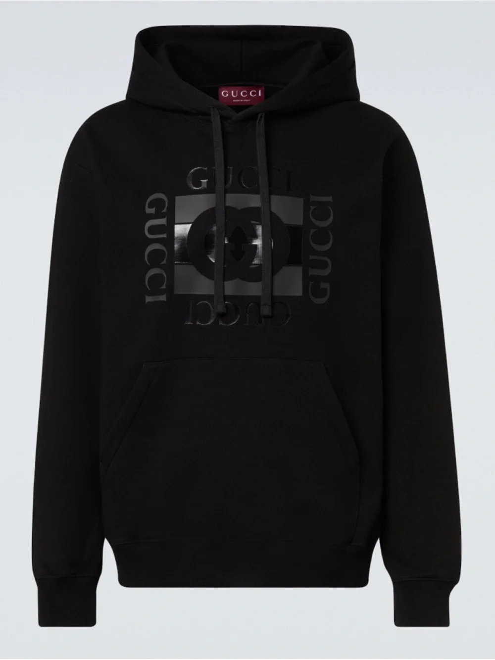 GUCCI logo printed hoodie sweatshirt top